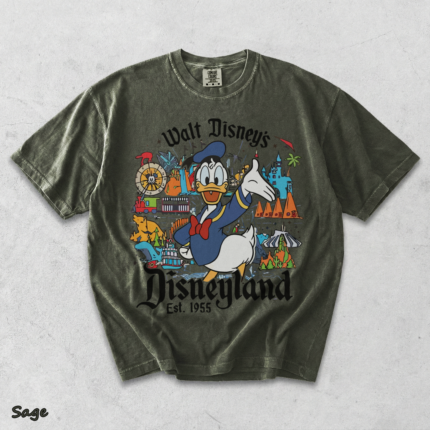 disney duck - Sage mockup