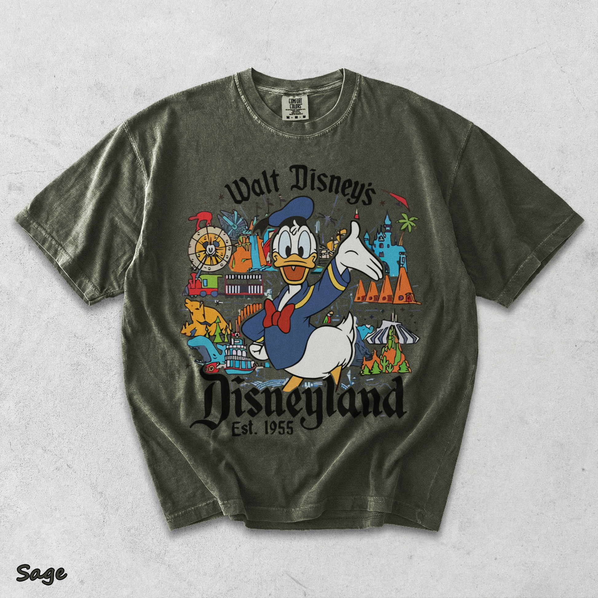 disney duck - Sage mockup