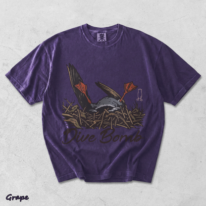 Dive Bomb Duck Upside Down - Grape mockup