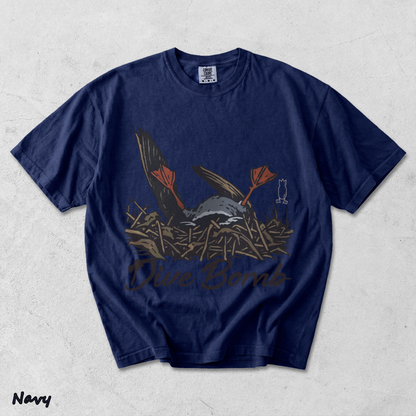 Dive Bomb Duck Upside Down - True Navy mockup