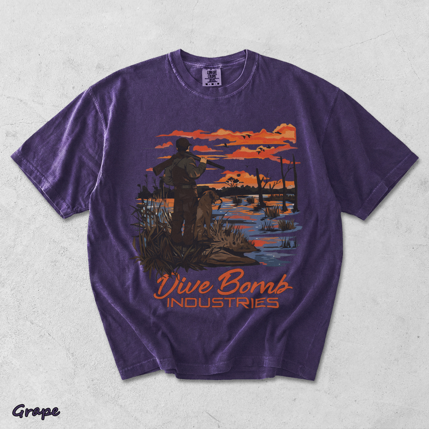 Dive Bomb Hunting - Grape mockup