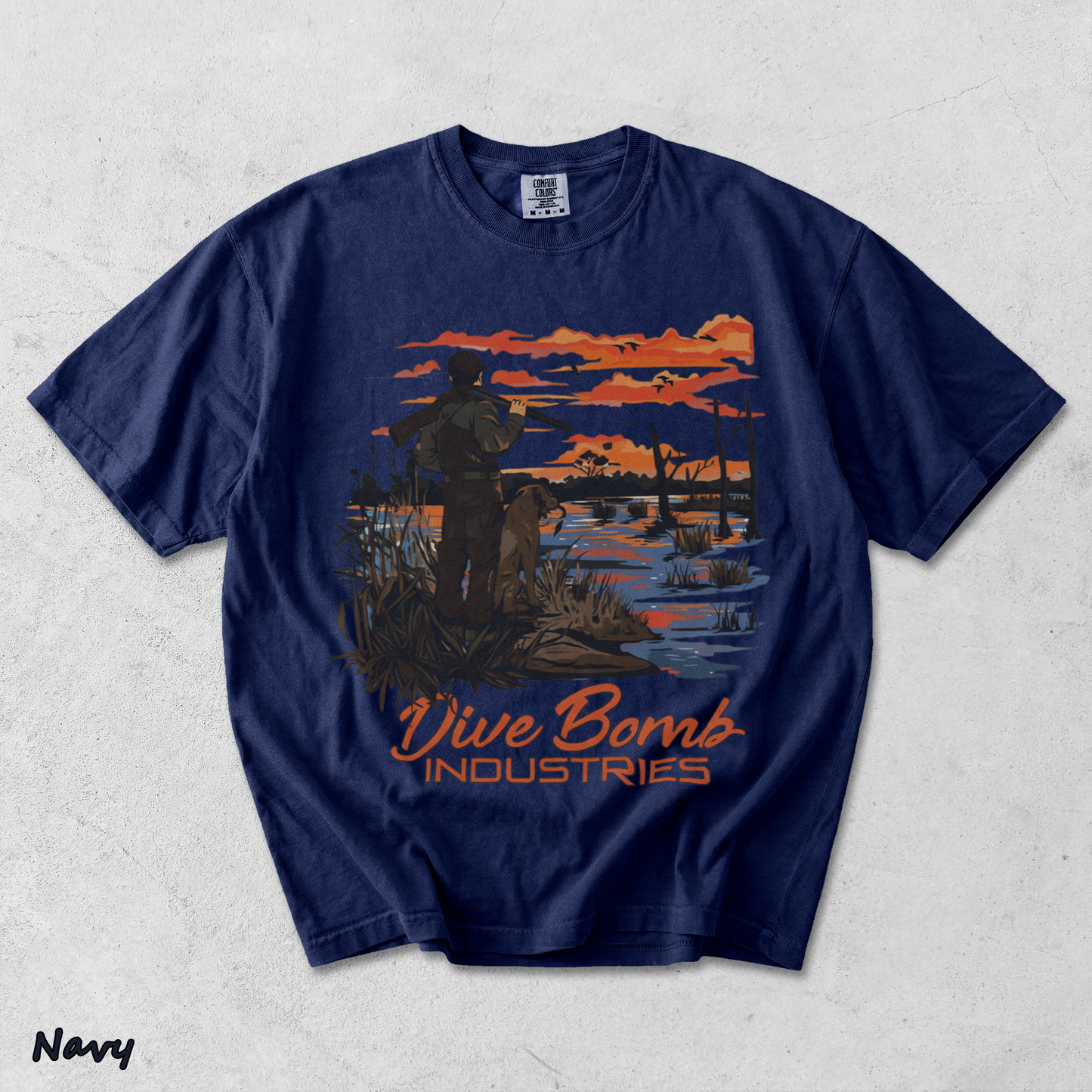 Dive Bomb Hunting - True Navy mockup
