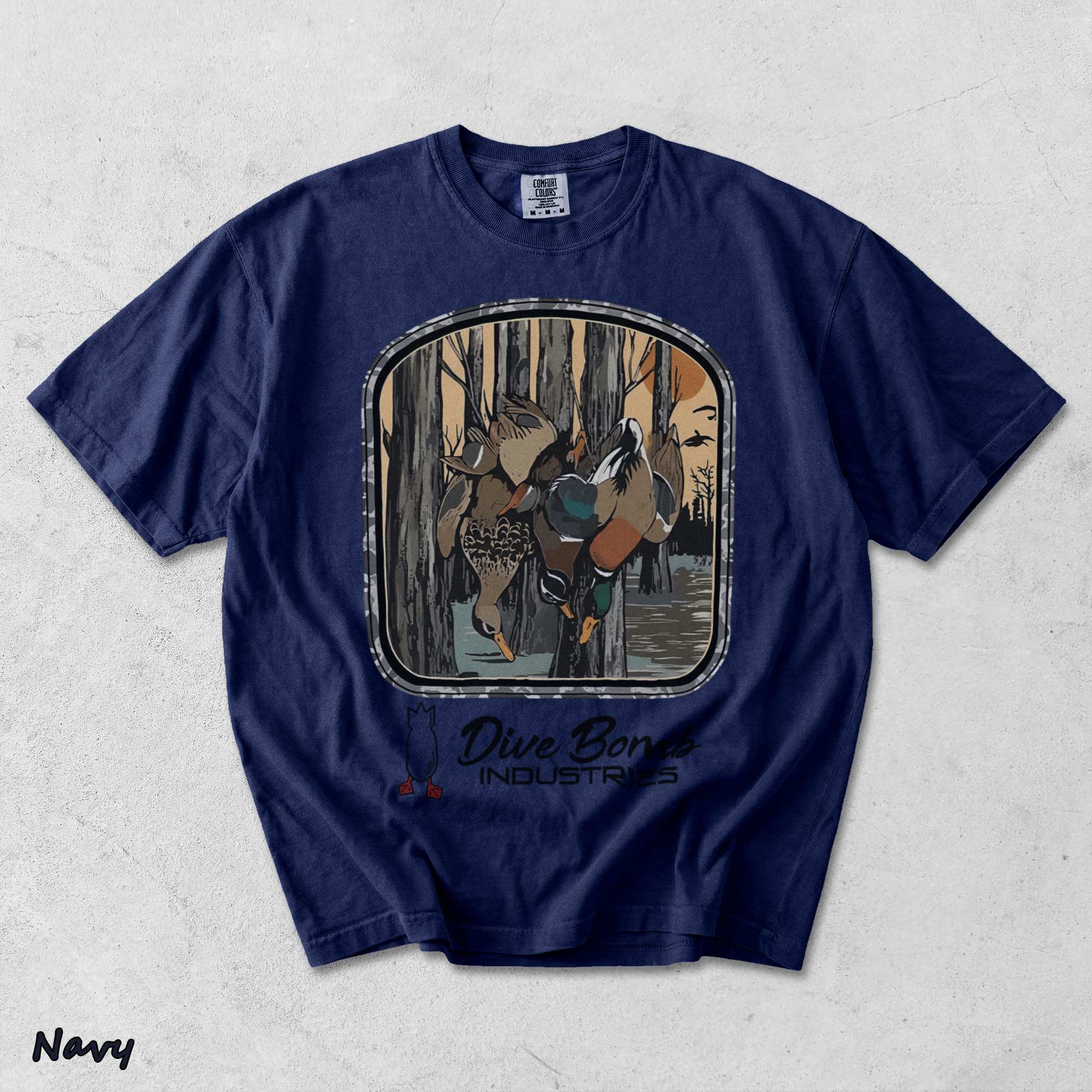 Dive Bomb S - True Navy mockup