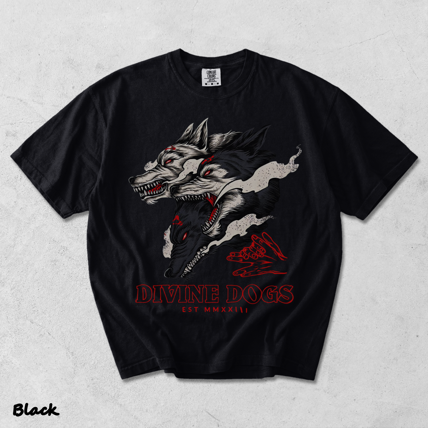Divine Dogs1 - Black mockup
