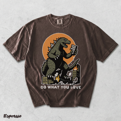 Do What You Love Zilla Back - Espresso mockup