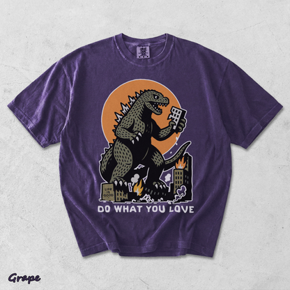 Do What You Love Zilla Back - Grape mockup