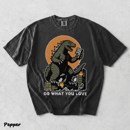 Do What You Love Zilla Back - Pepper mockup