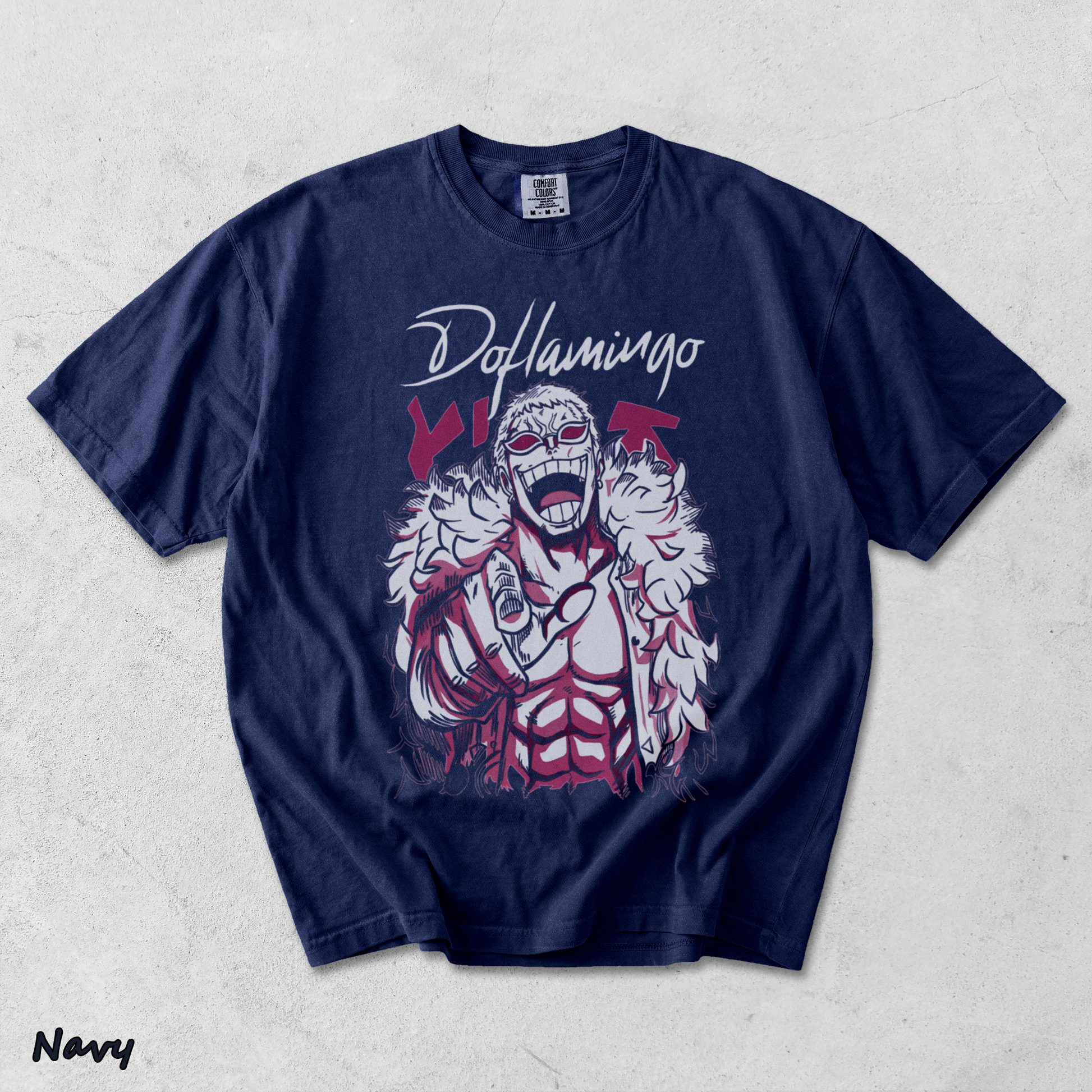 Doflamingo Front - True Navy mockup