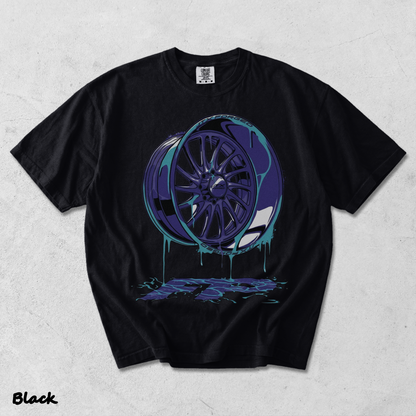 Dripping Rim Wheel - Black mockup