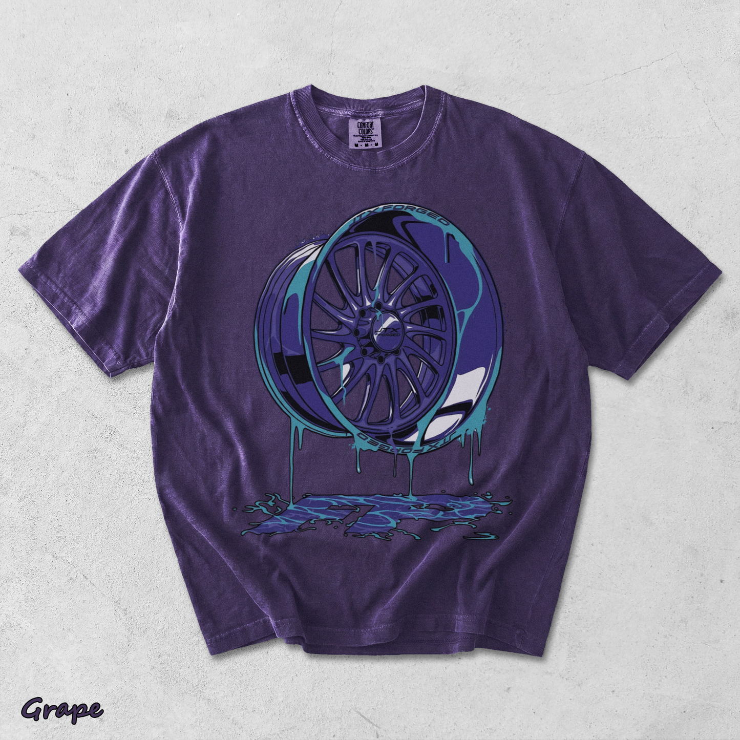 Dripping Rim Wheel - Grape mockup