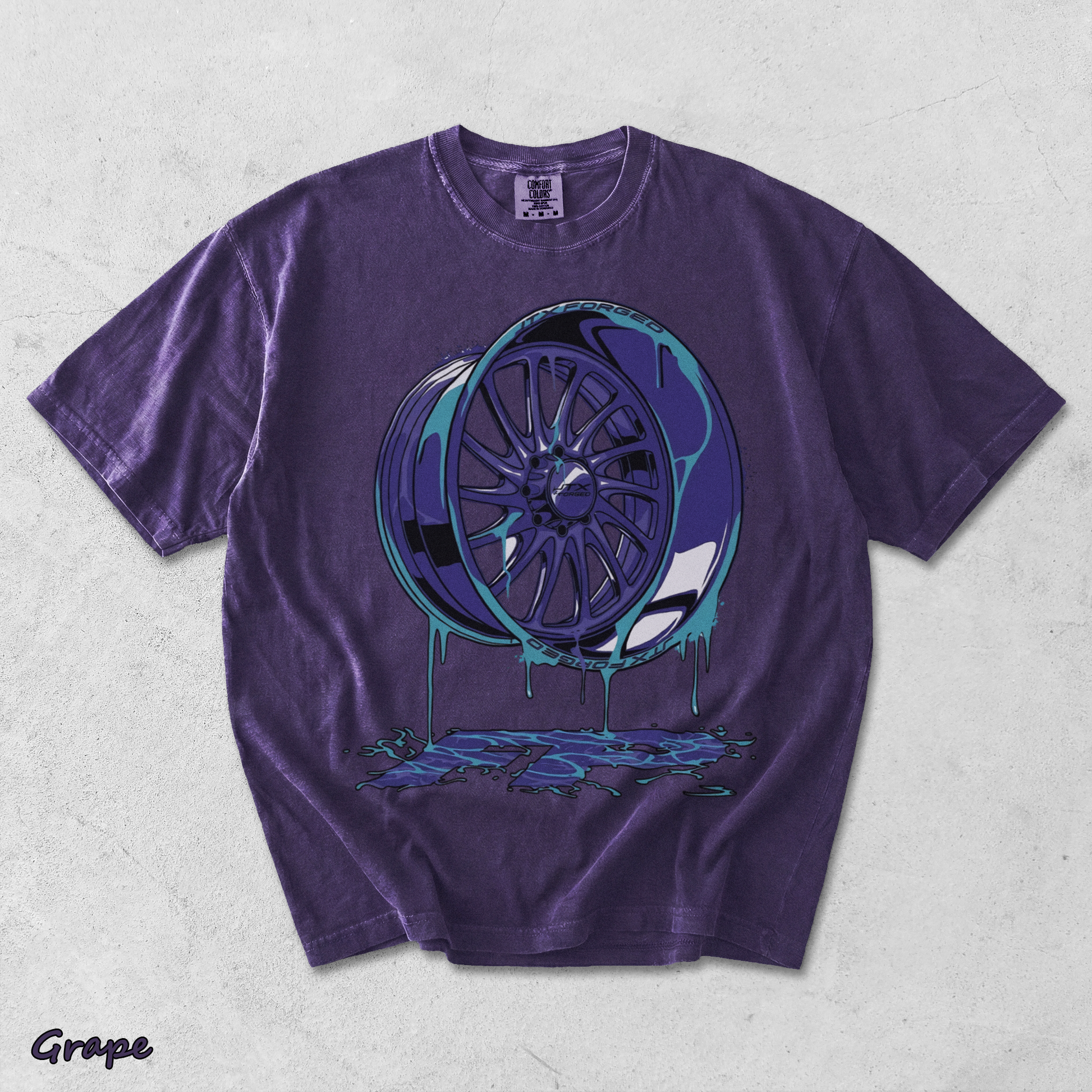 Dripping Rim Wheel - Grape mockup