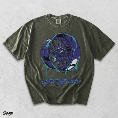 Dripping Rim Wheel - Sage mockup