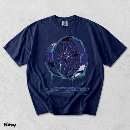 Dripping Rim Wheel - True Navy mockup