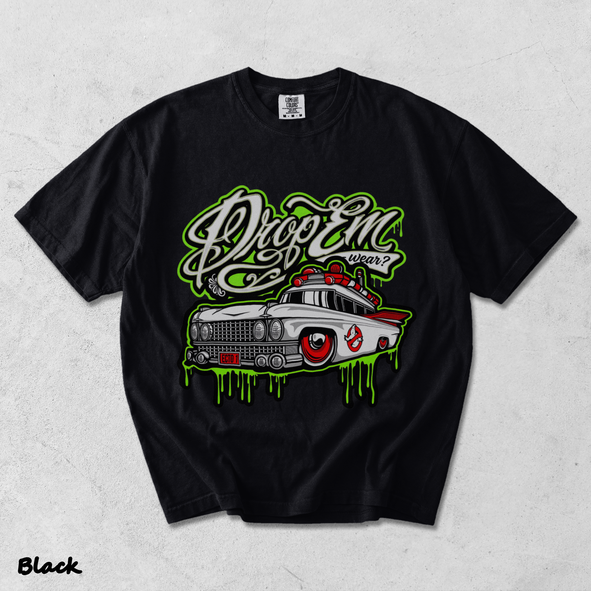 Drop Em Back - Black mockup