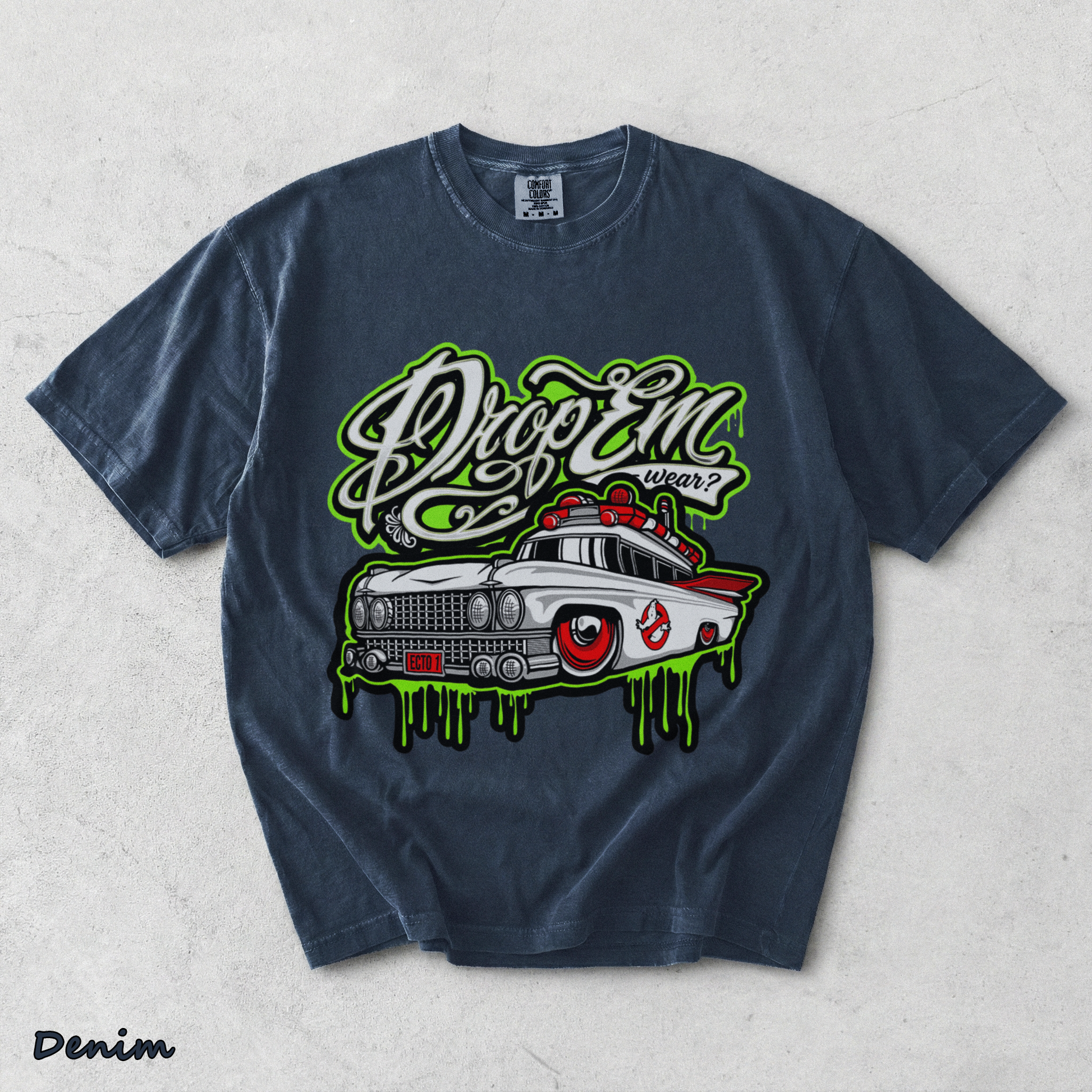 Drop Em Back - Denim mockup