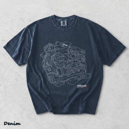 Duramax 6.6 Diesel Engine - Denim mockup