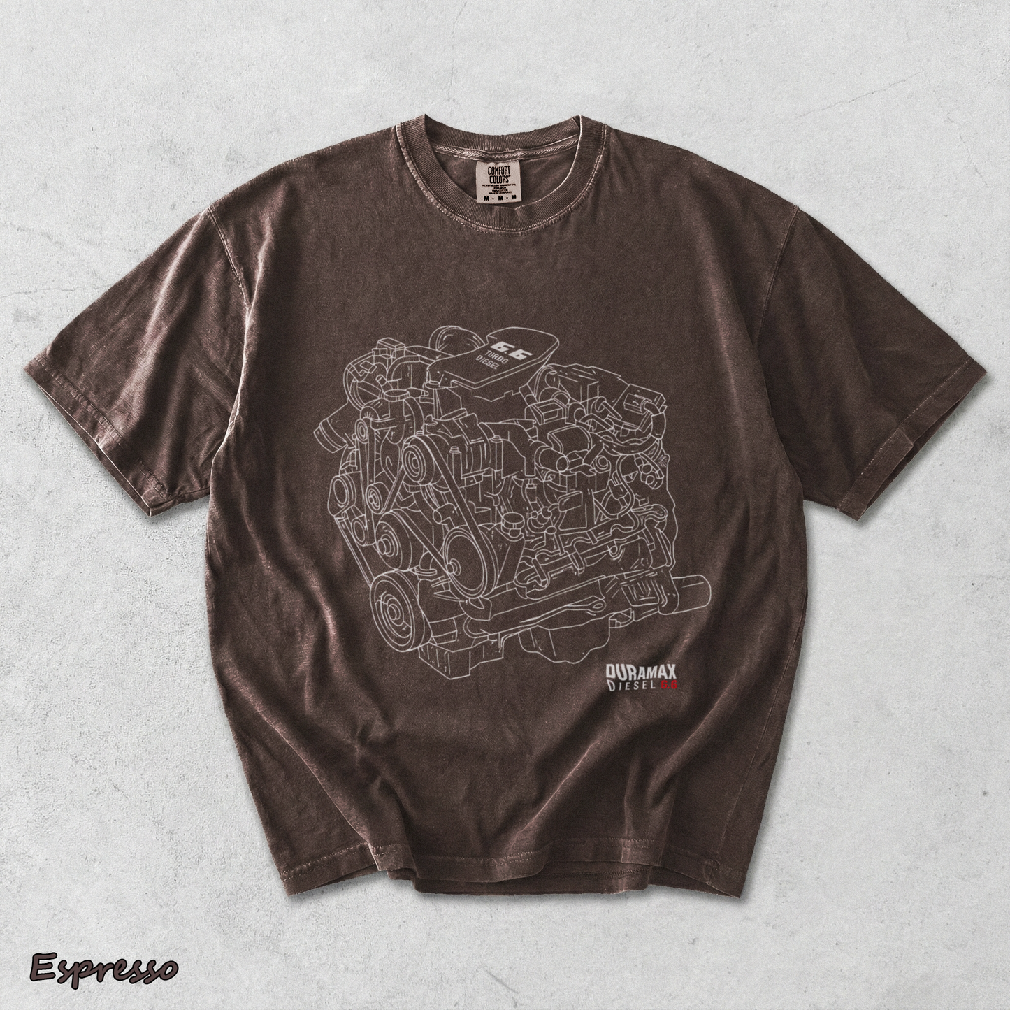 Duramax 6.6 Diesel Engine - Espresso mockup