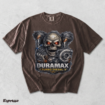 Duramax Turbo Diesel Skull - Espresso mockup