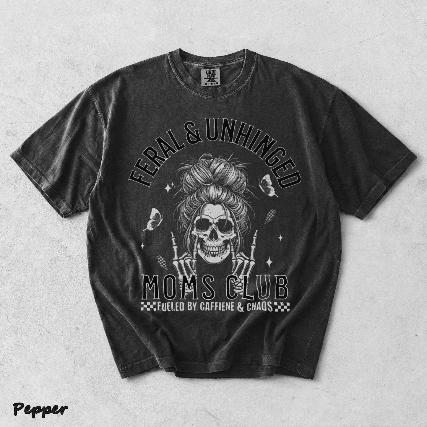 eral and Unhinged Moms Club - Pepper mockup