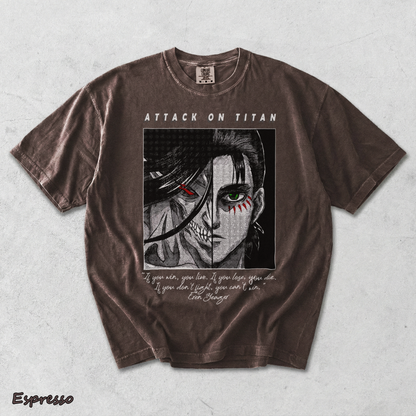Eren Yeager Attack on Titan - Espresso mockup