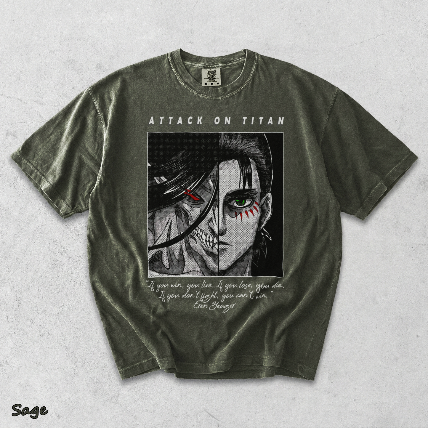 Eren Yeager Attack on Titan - Sage mockup