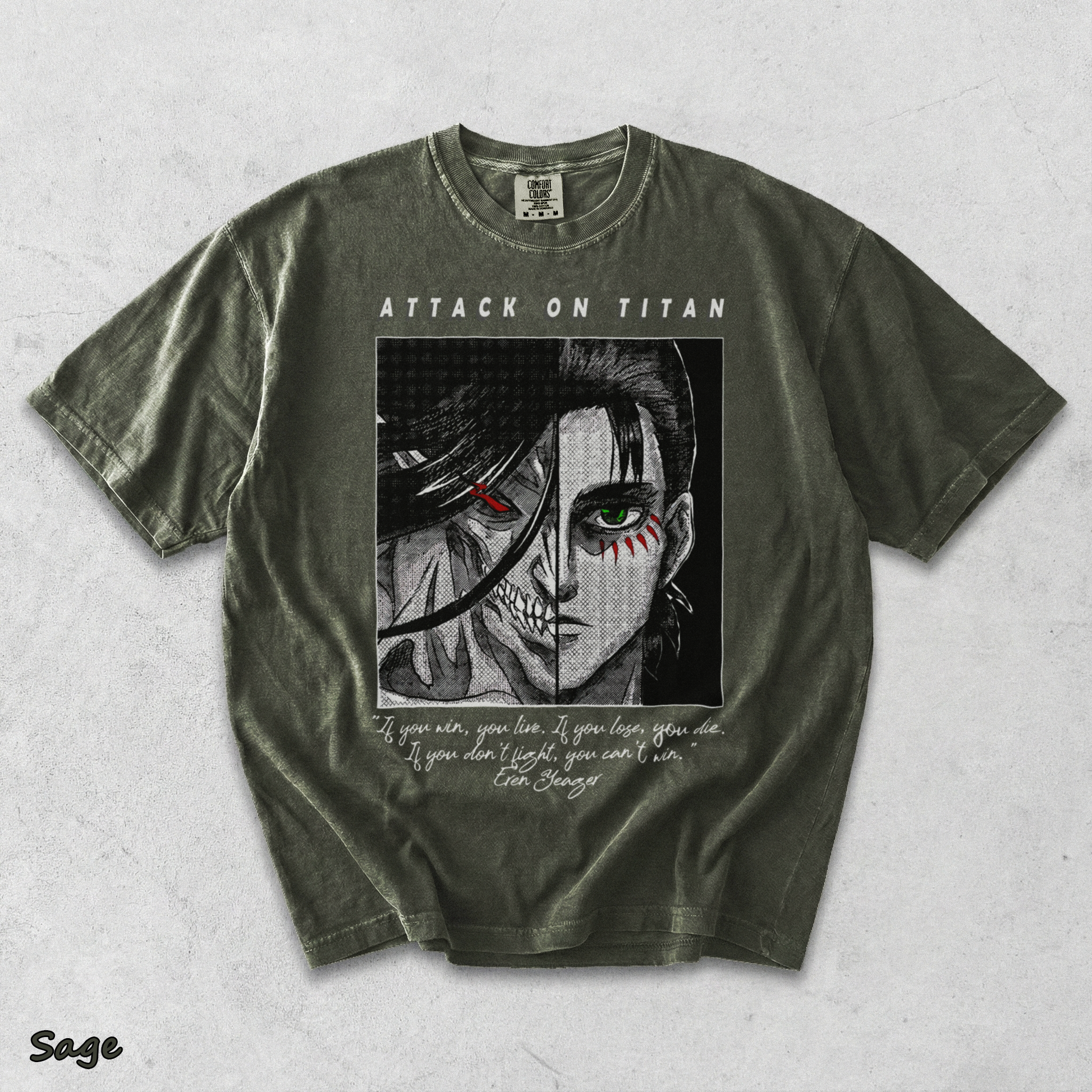 Eren Yeager Attack on Titan - Sage mockup