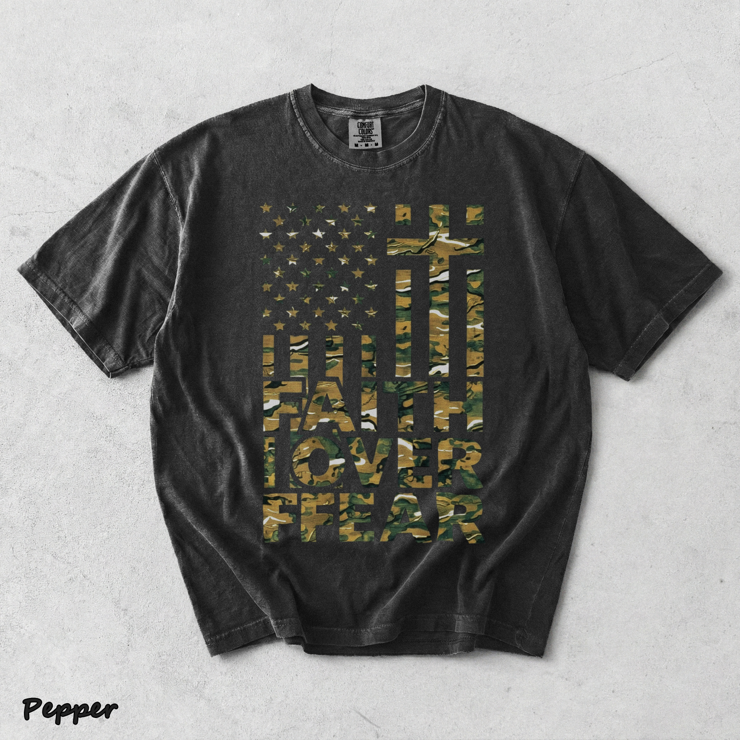 Faith Over Fear - Pepper mockup