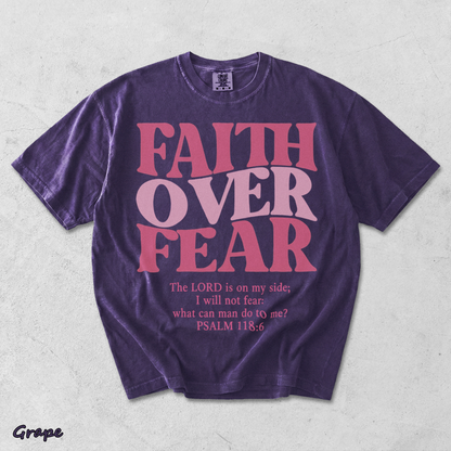 Faith Over Fear Vintage 2 - Grape mockup