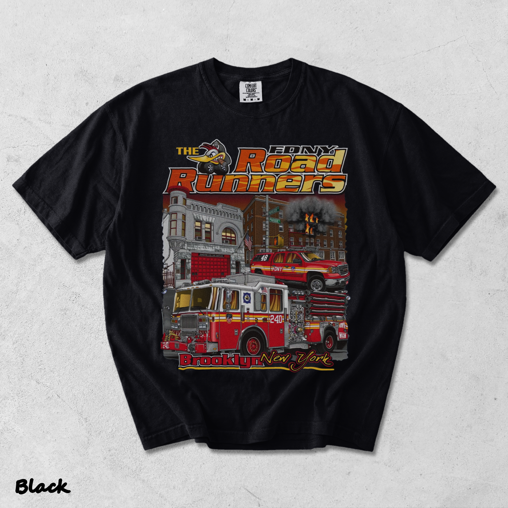 FDNY Road Runner - Black mockup