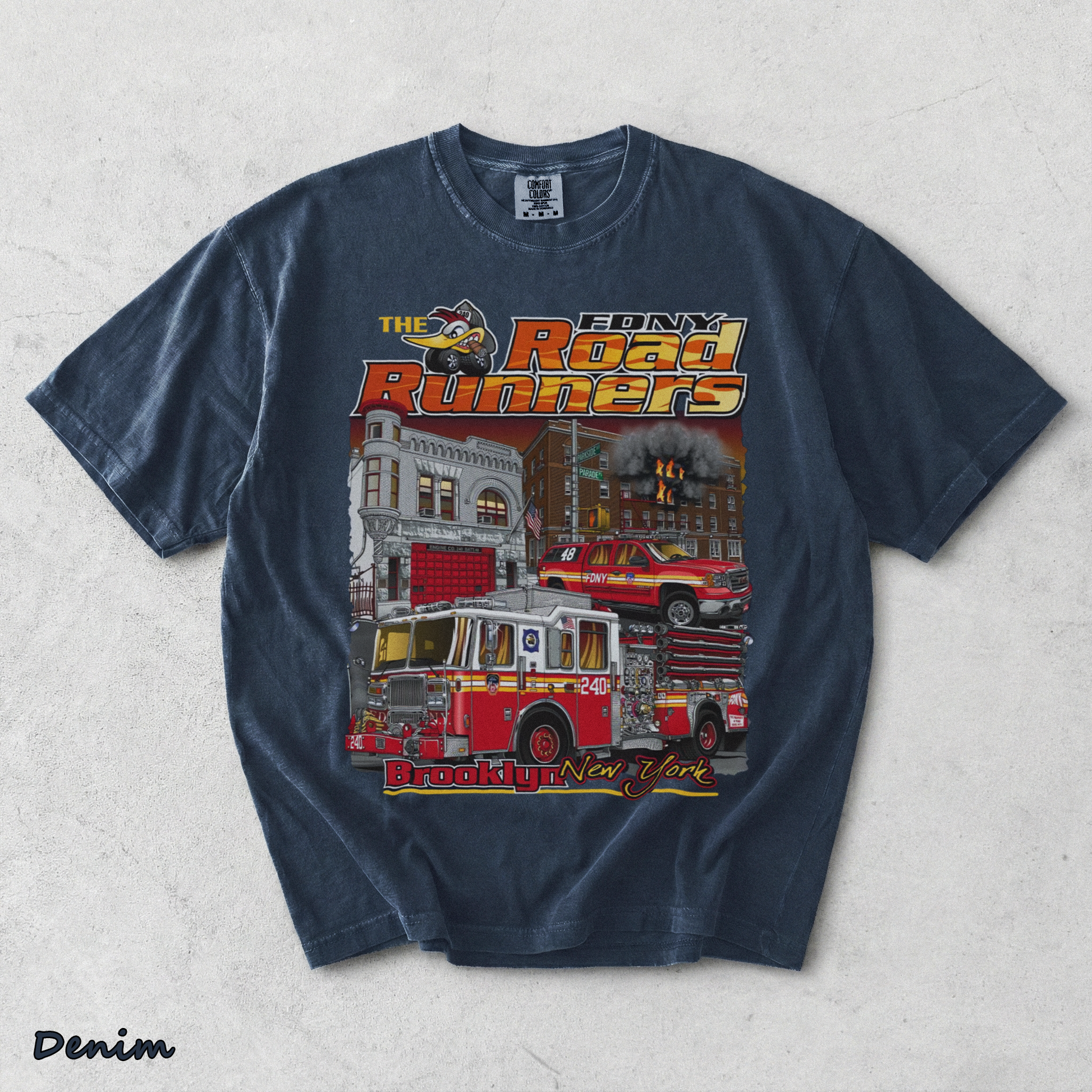 FDNY Road Runner - Denim mockup
