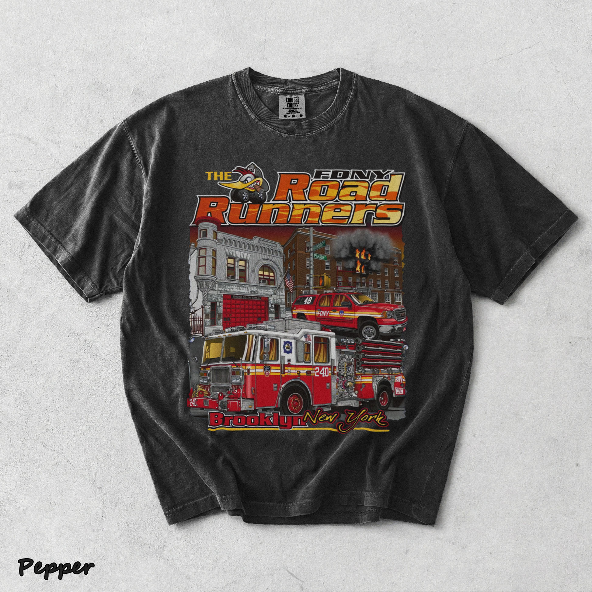 FDNY Road Runner - Pepper mockup
