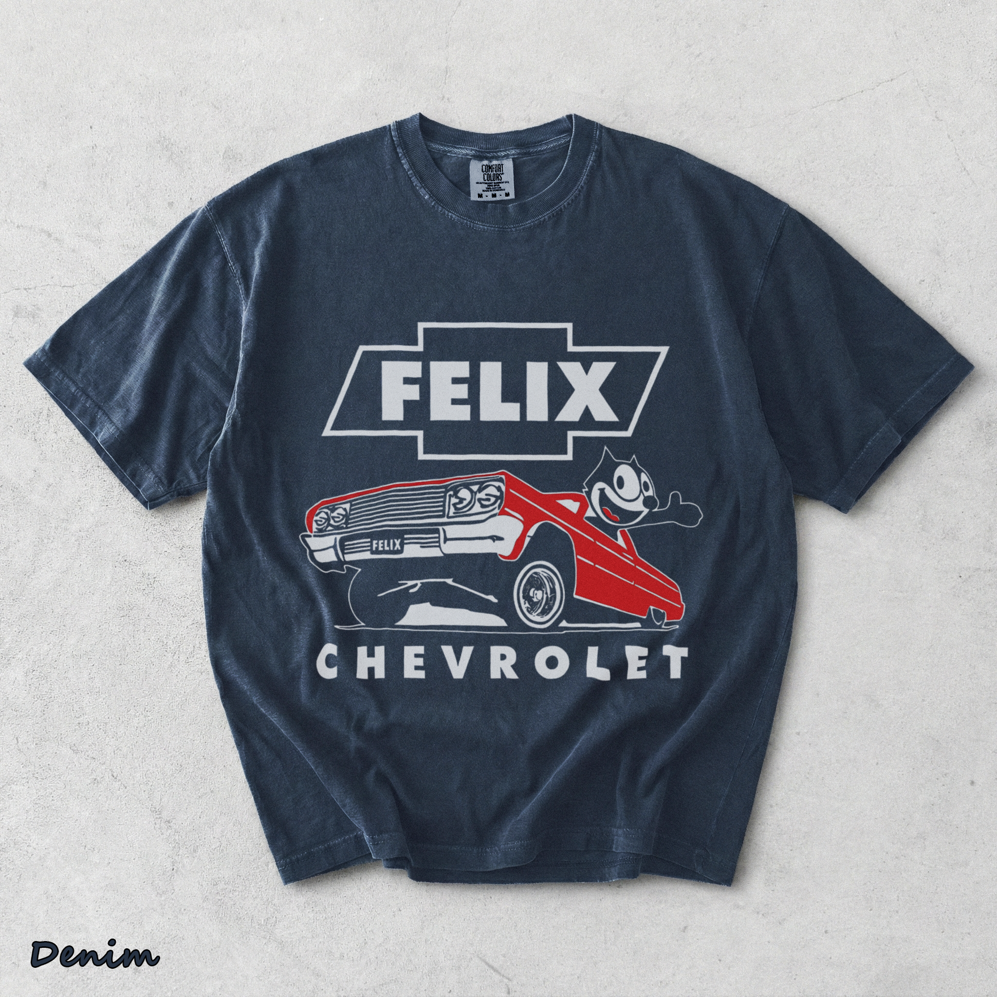 Felix Chevrolet - Denim mockup