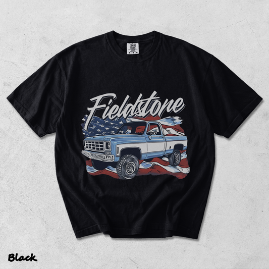 Fieldstone - Black mockup