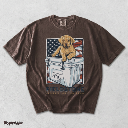Fieldstone Cooler Puppy - Espresso mockup