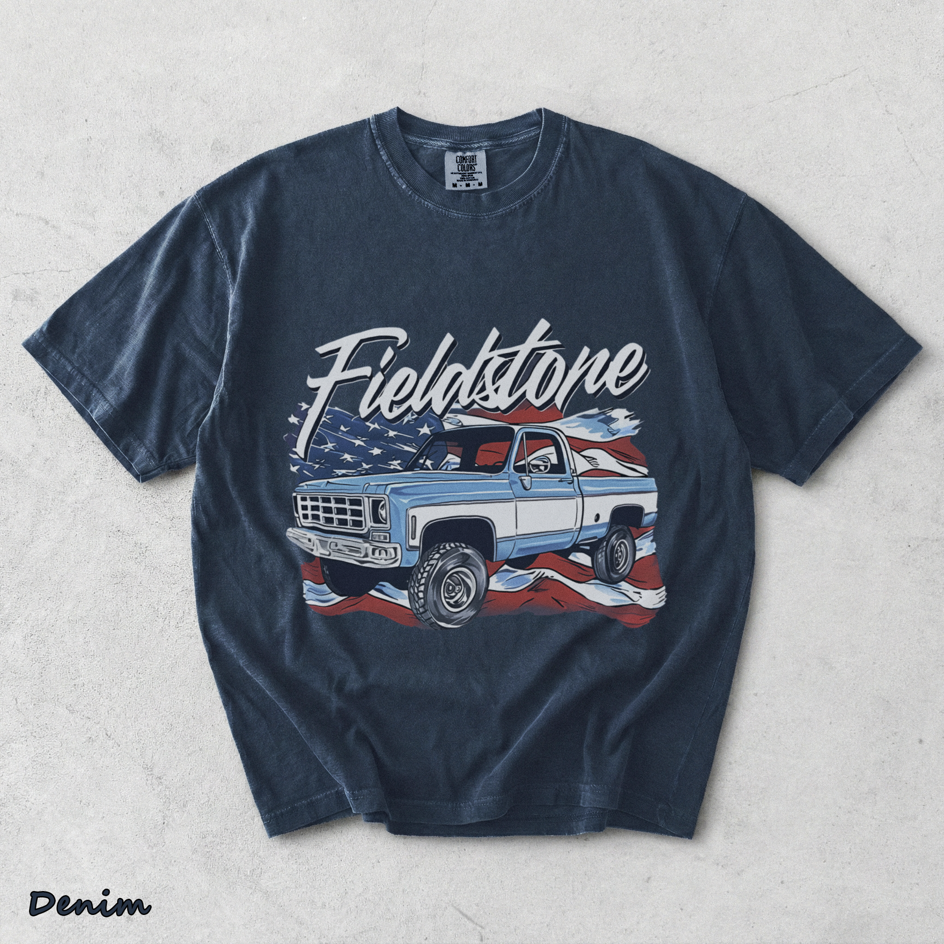 Fieldstone - Denim mockup