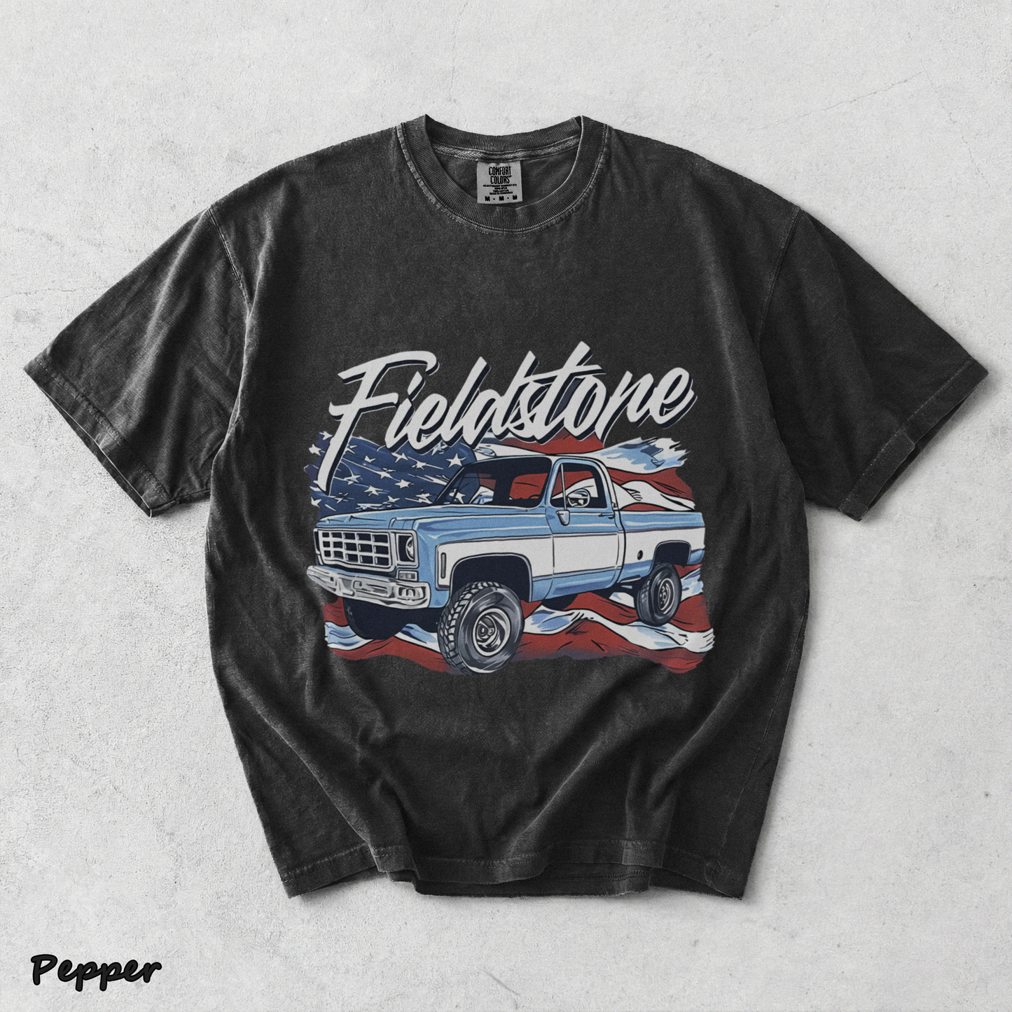 Fieldstone - Pepper mockup