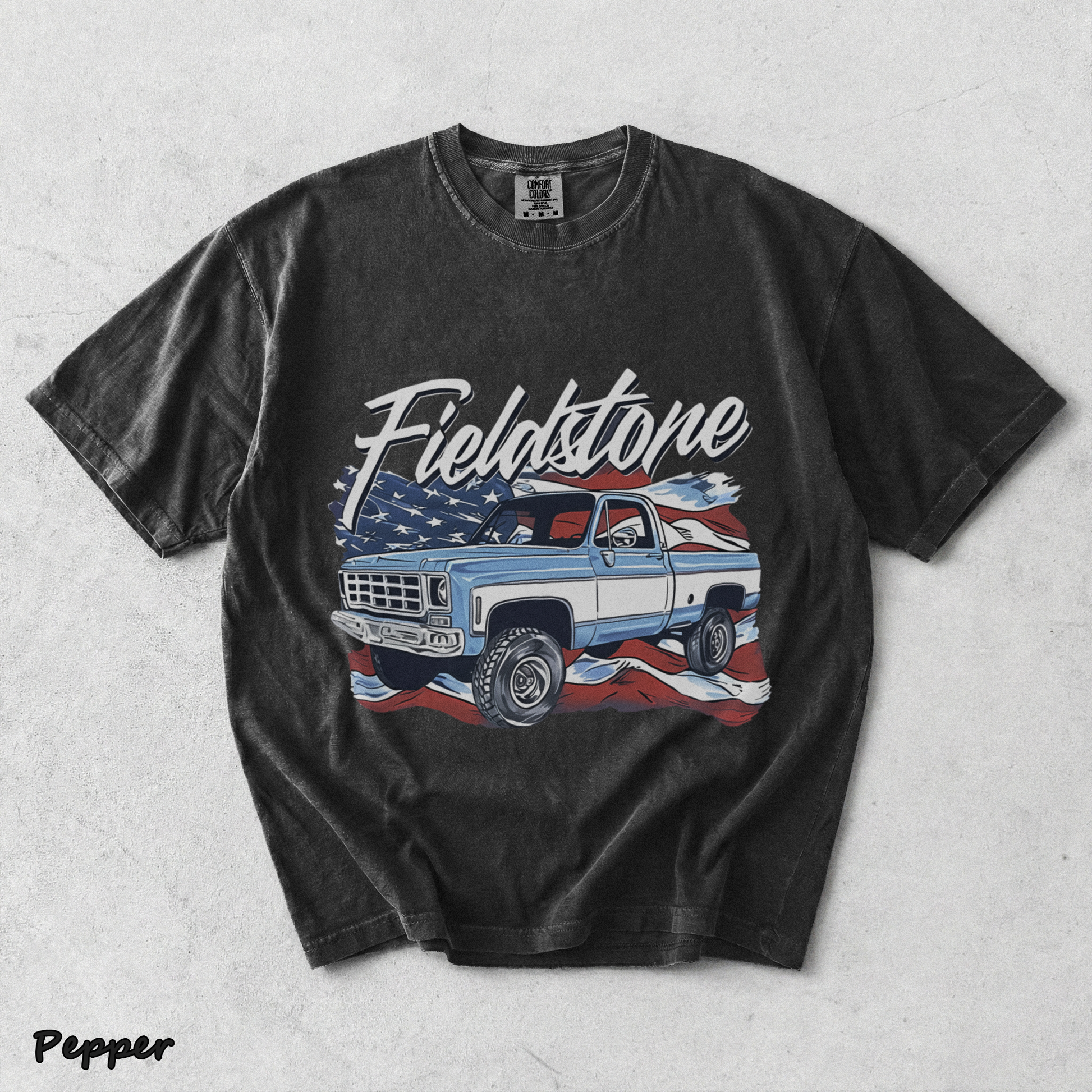 Fieldstone - Pepper mockup