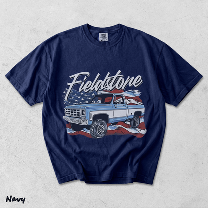 Fieldstone - True Navy mockup