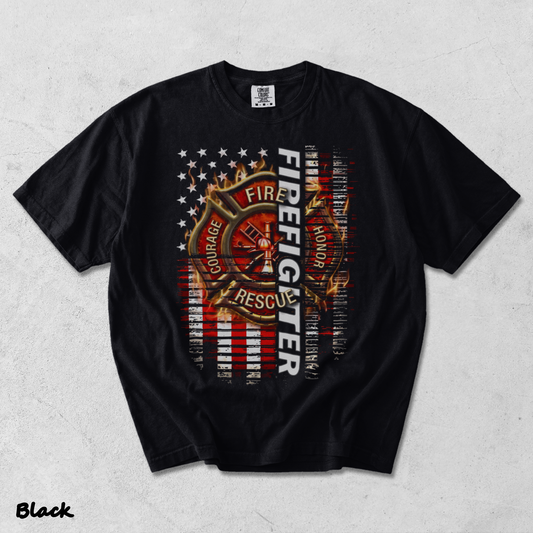 Firefighter - Black mockup