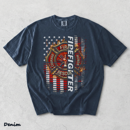 Firefighter - Denim mockup