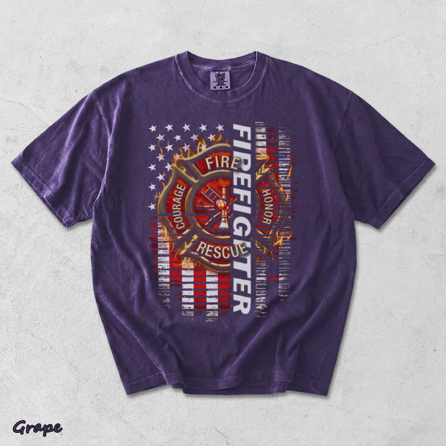 Firefighter - Grape mockup