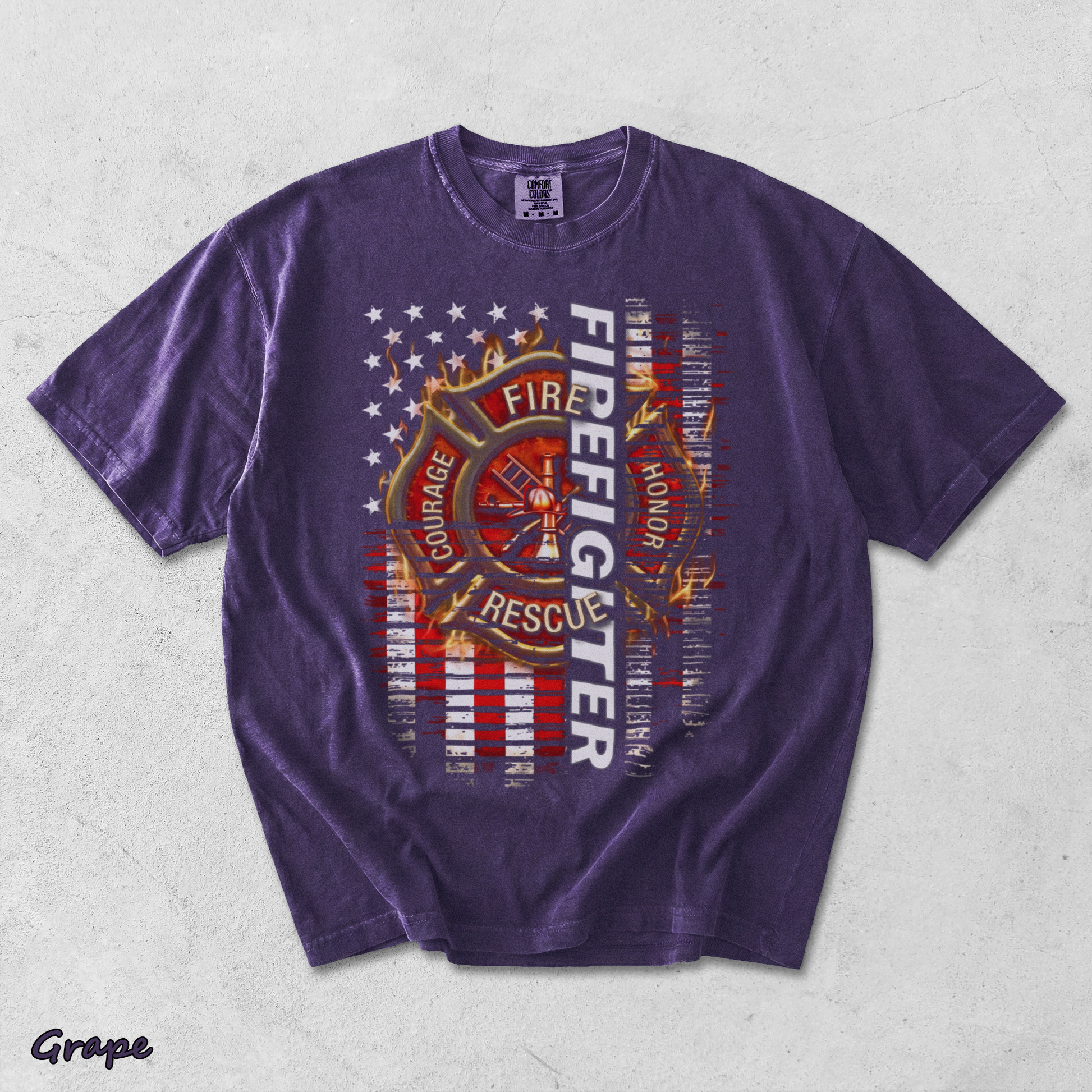 Firefighter - Grape mockup