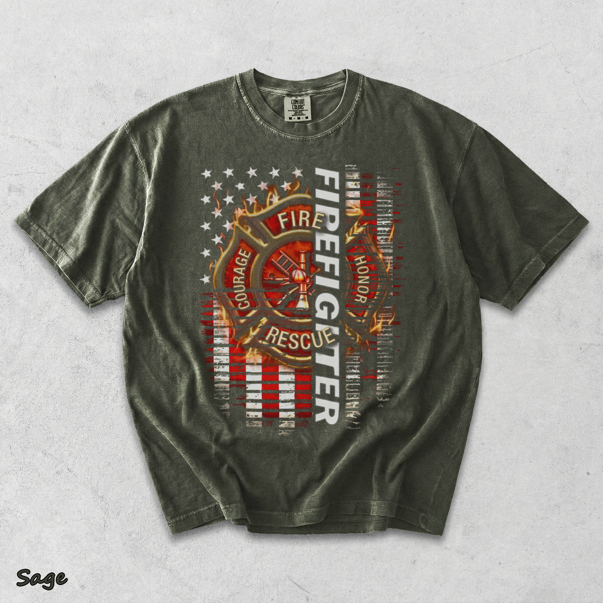 Firefighter - Sage mockup