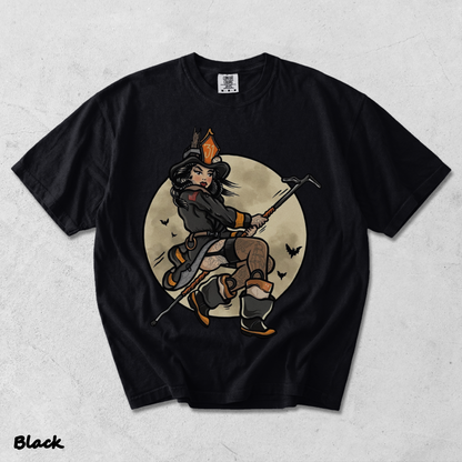 Firefighter Witch - Black mockup