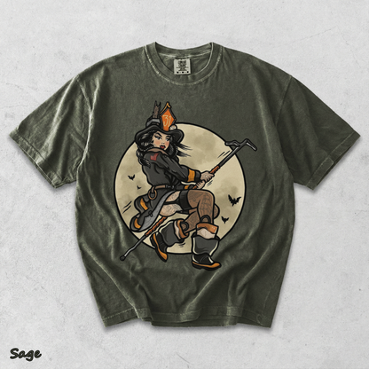 Firefighter Witch - Sage mockup