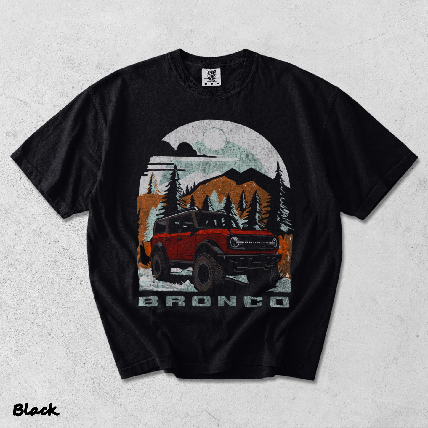 Ford Bronco Camping - Black mockup
