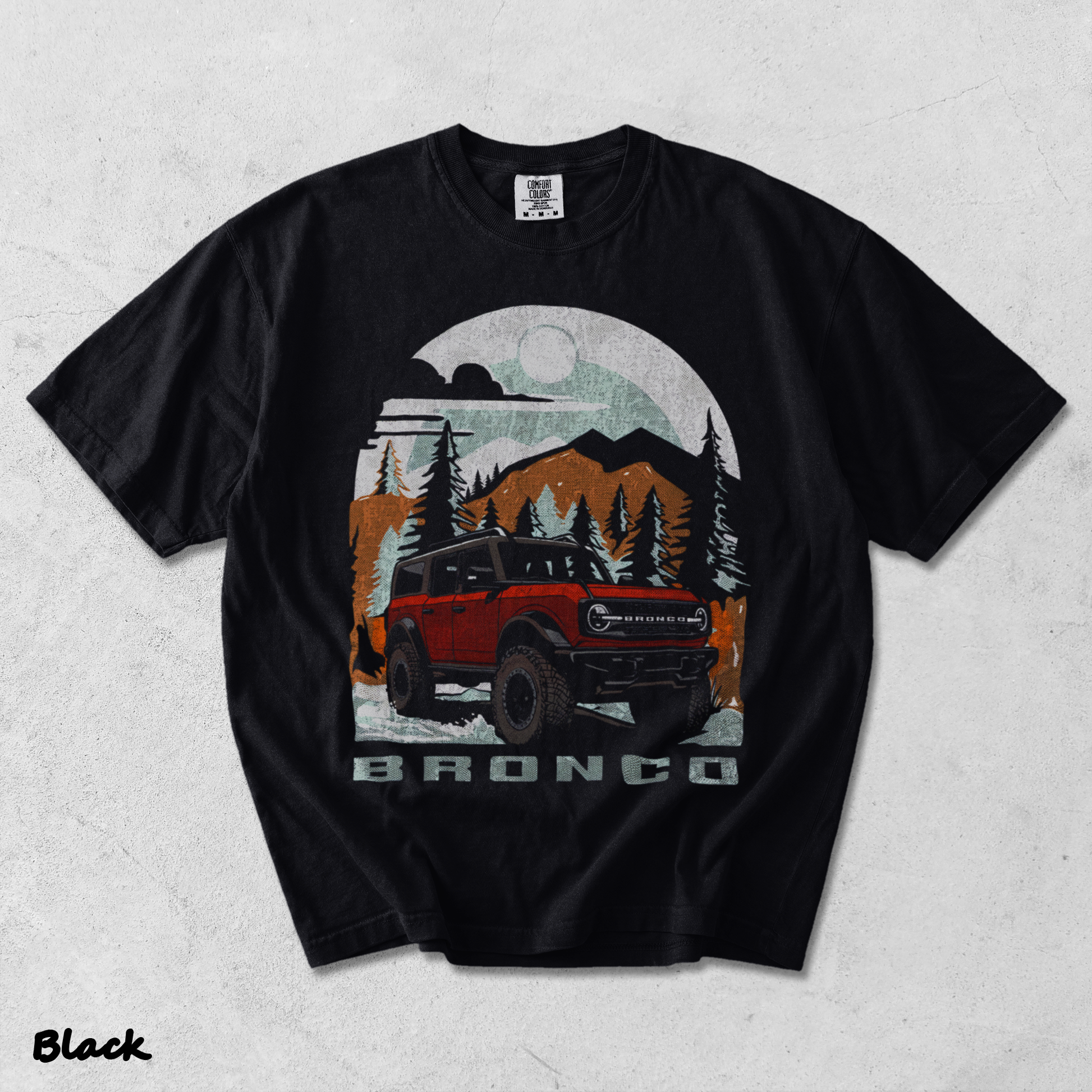 Ford Bronco Camping - Black mockup
