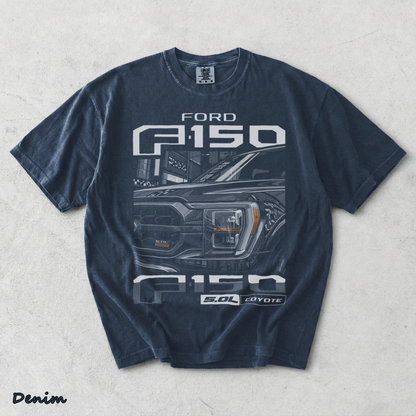 Ford F-150 Back - Denim mockup