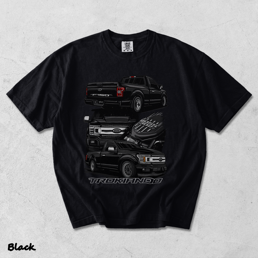 Ford F-150 Trokiando T-Shirt - Black mockup