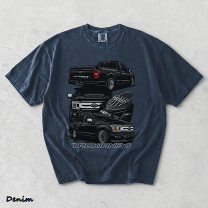 Ford F-150 Trokiando T-Shirt - Denim mockup